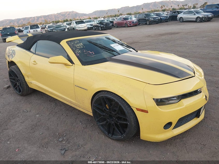 2015 CHEVROLET CAMARO 2LT | 2G1FF3D32F9132263 | UPCARS