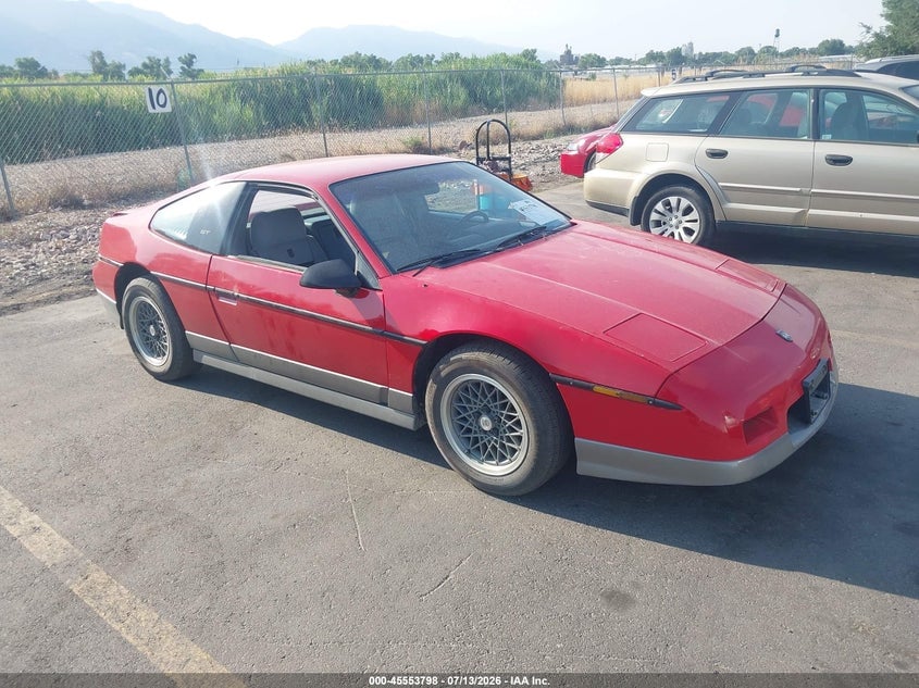 1986 PONTIAC FIERO GT | 1G2PG9796GP267474 | UPCARS