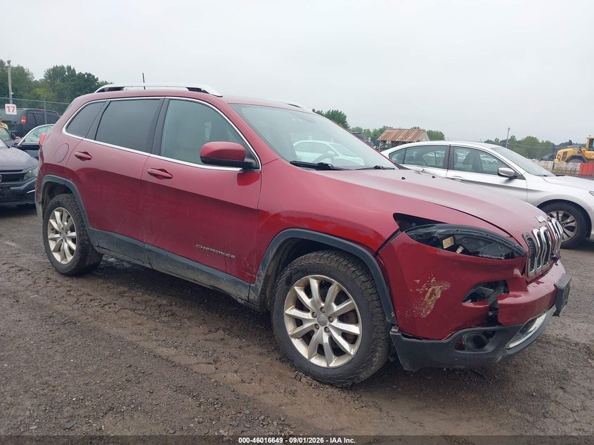 2016 JEEP CHEROKEE LIMITED | 1C4PJMDS8GW124409 | UPCARS