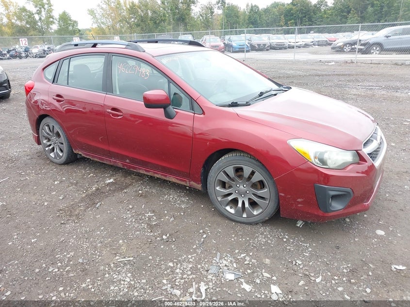 2012 SUBARU IMPREZA 2.0I SPORT LIMITED | JF1GPAS6XCH205516 | UPCARS
