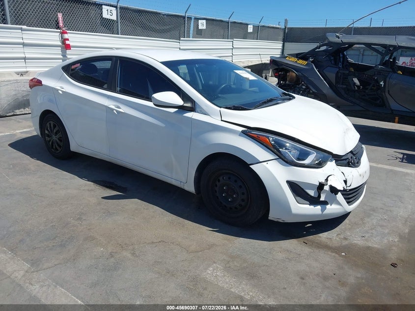 2016 HYUNDAI ELANTRA SE | 5NPDH4AE8GH713589 | UPCARS