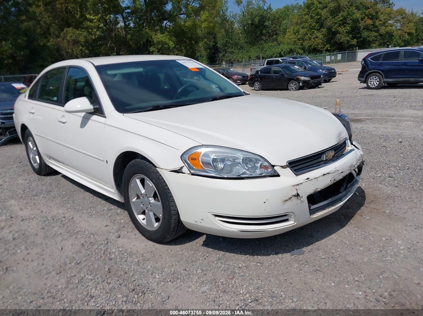 2009 CHEVROLET IMPALA LT | 2G1WT57K391257458 | UPCARS
