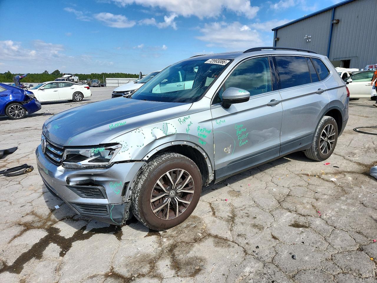 2019 VOLKSWAGEN TIGUAN SE | 3VV3B7AX9KM199451 | UPCARS