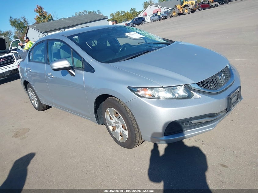 2014 HONDA CIVIC LX | 2HGFB2F55EH547451 | UPCARS