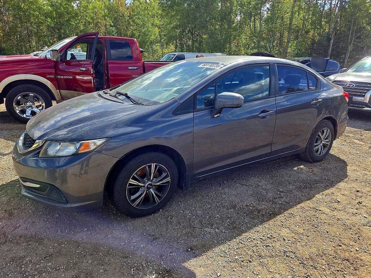 2013 HONDA CIVIC LX | 2HGFB2F42DH106740 | UPCARS