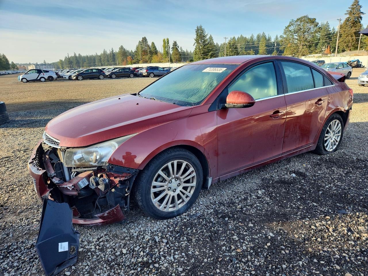 2012 CHEVROLET CRUZ ECO | 1G1PJ5SC9C7209984 | UPCARS
