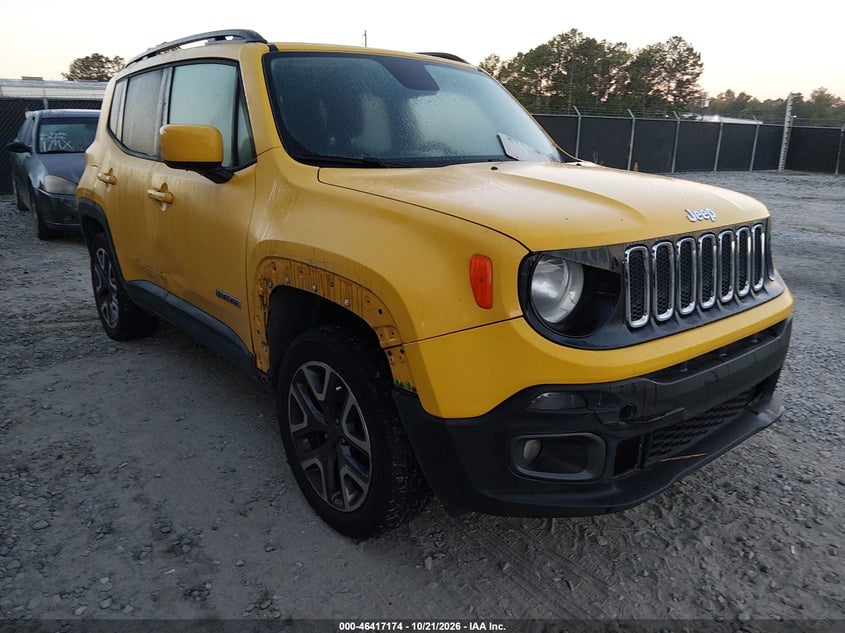 2016 JEEP RENEGADE LATITUDE | ZACCJBBT9GPD78545 | UPCARS