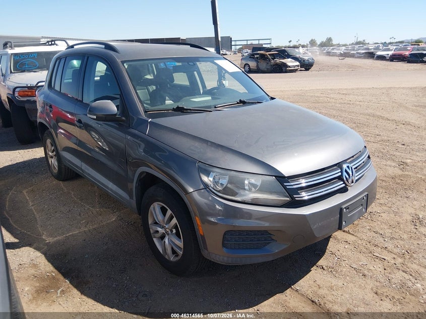 2016 VOLKSWAGEN TIGUAN S | WVGAV7AX2GW587511 | UPCARS