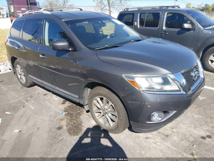 2013 NISSAN PATHFINDER SL | 5N1AR2MN6DC602199 | UPCARS