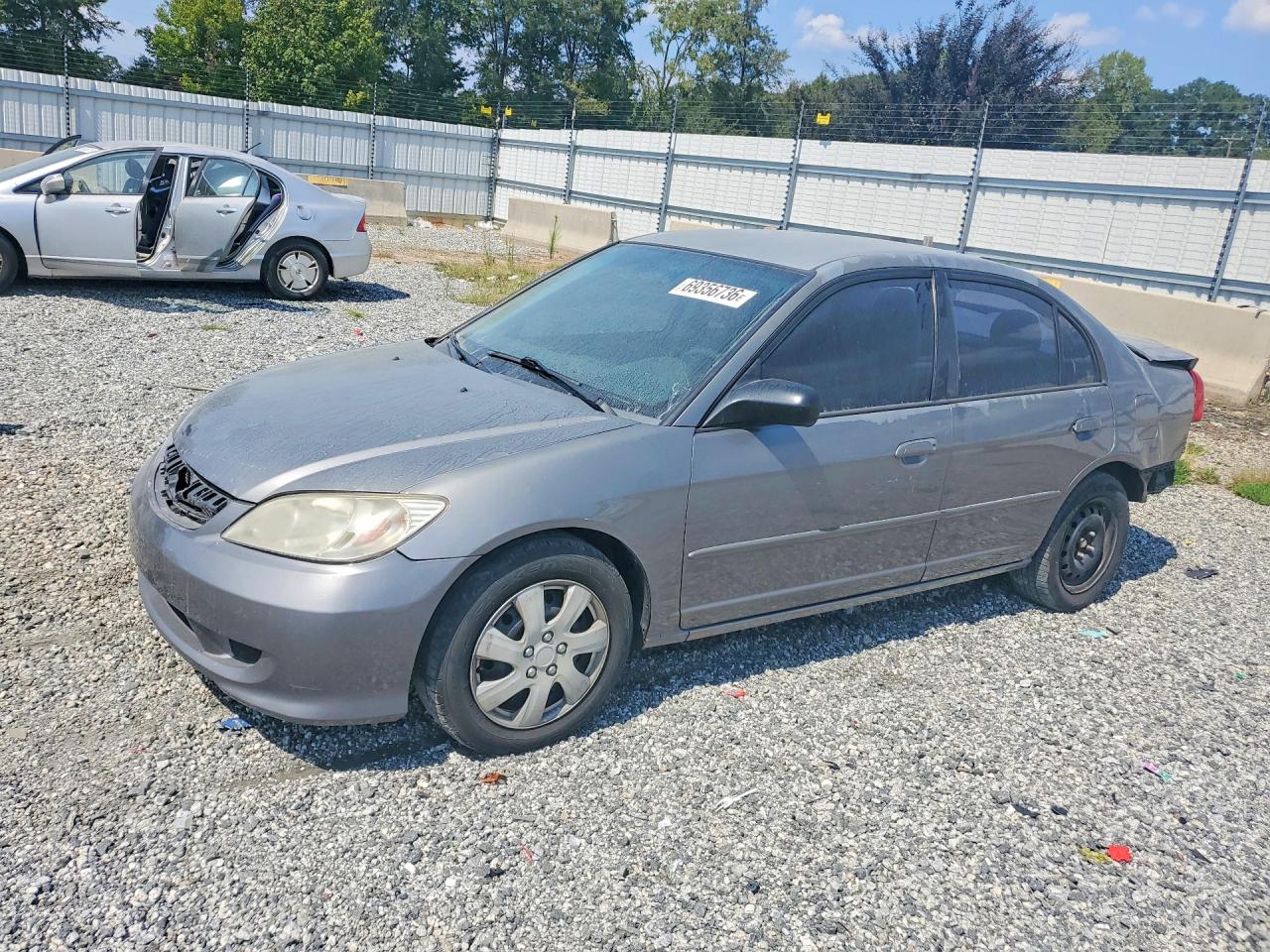 2004 HONDA CIVIC LX | 2HGES16614H641128 | UPCARS