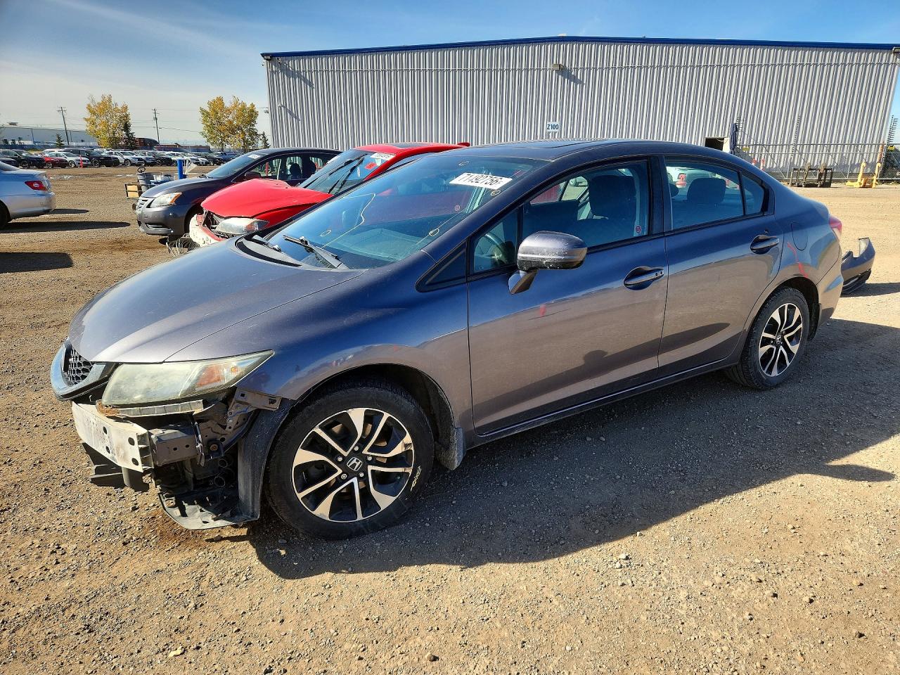 2014 HONDA CIVIC LX | 2HGFB2F53EH043013 | UPCARS