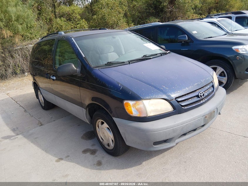 2001 TOYOTA SIENNA LE | 4T3ZF13C91U359409 | UPCARS