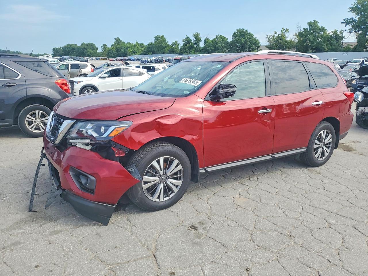2020 NISSAN PATHFINDER SV | 5N1DR2BMXLC619030 | UPCARS