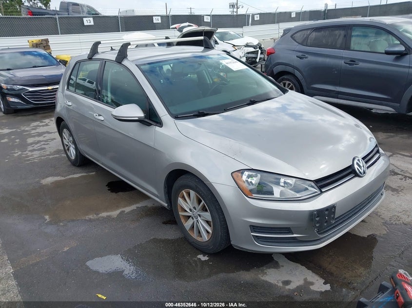 2016 VOLKSWAGEN GOLF TSI S 4-DOOR | 3VW217AU9GM011034 | UPCARS