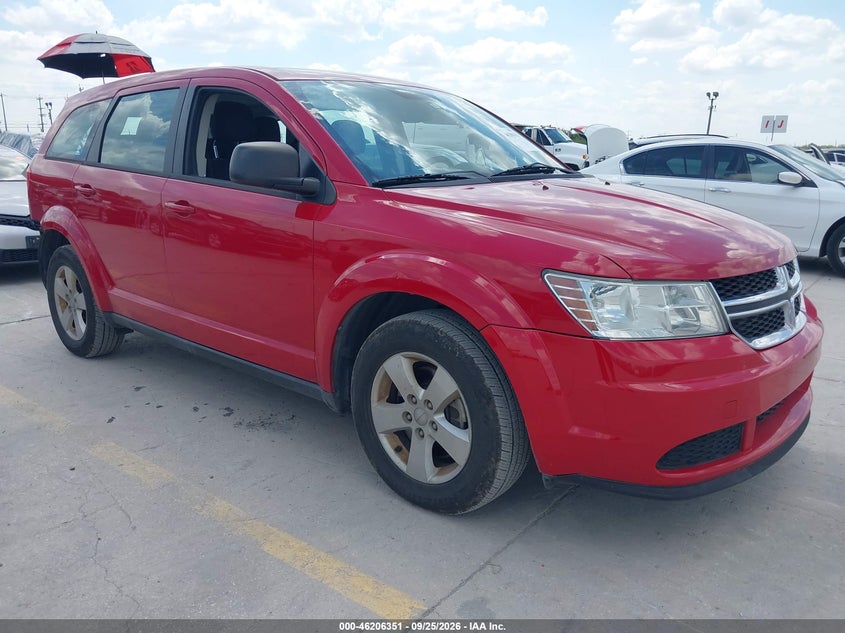 2013 DODGE JOURNEY AMERICAN VALUE PKG | 3C4PDCABXDT537116 | UPCARS
