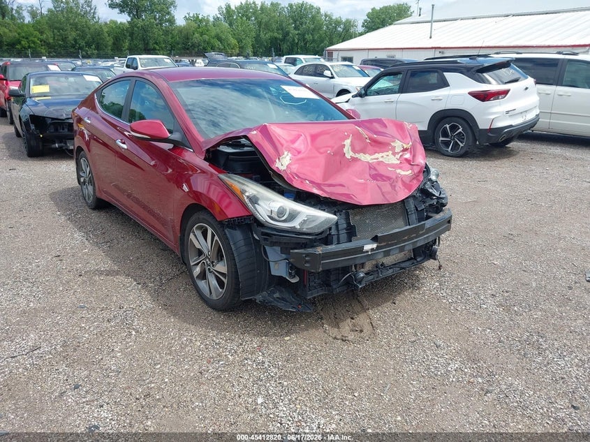 2014 HYUNDAI ELANTRA LIMITED | 5NPDH4AE7EH533128 | UPCARS
