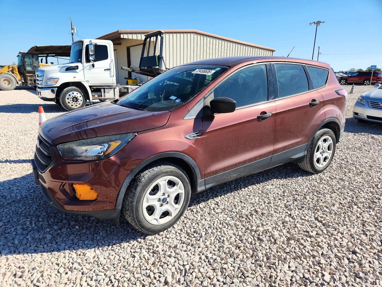 2018 FORD ESCAPE S | 1FMCU0F74JUB10965 | UPCARS