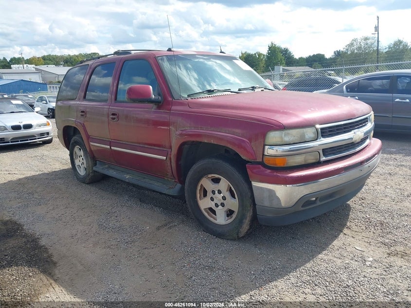 2005 CHEVROLET TAHOE LT | 1GNEC13T35R241988 | UPCARS
