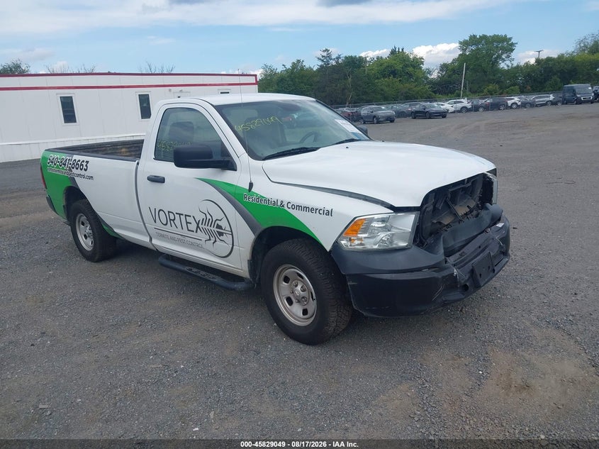 2019 RAM 1500 CLASSIC TRADESMAN  4X2 8' BOX | 3C6JR6DG4KG509664 | UPCARS