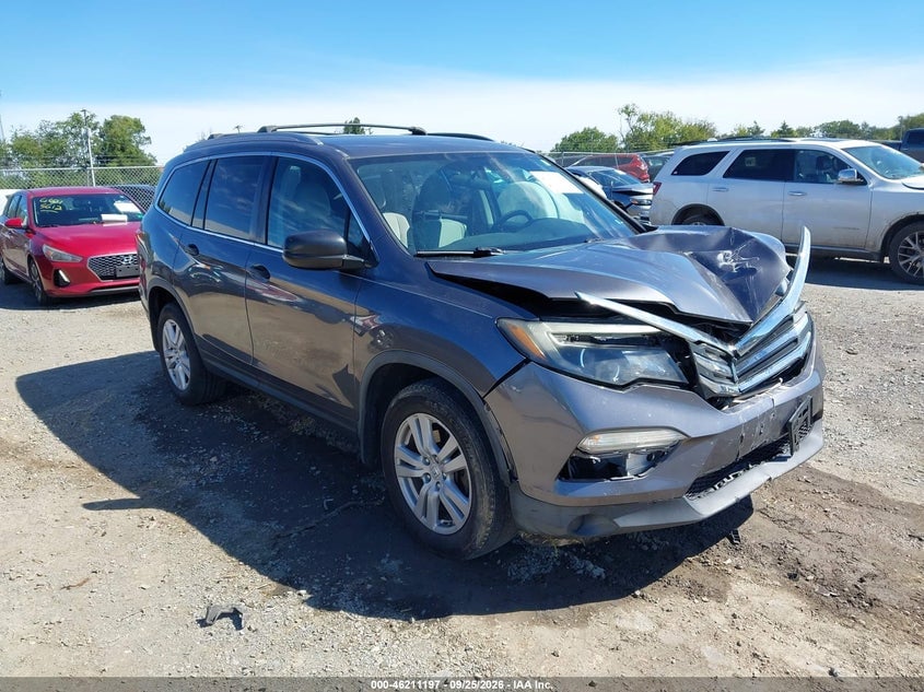 2016 HONDA PILOT LX | 5FNYF6H14GB006364 | UPCARS
