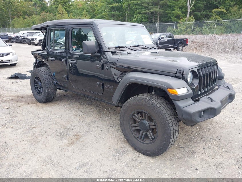 2022 JEEP WRANGLER UNLIMITED SPORT 4X4 | 1C4HJXDN4NW224164 | UPCARS