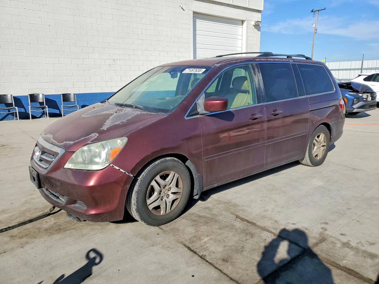 2007 HONDA ODYSSEY EXL | 5FNRL38707B455248 | UPCARS