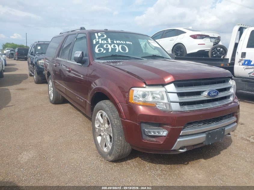 2015 FORD EXPEDITION MAX PLATINUM | 1FMJK1MTXFEF40116 | UPCARS