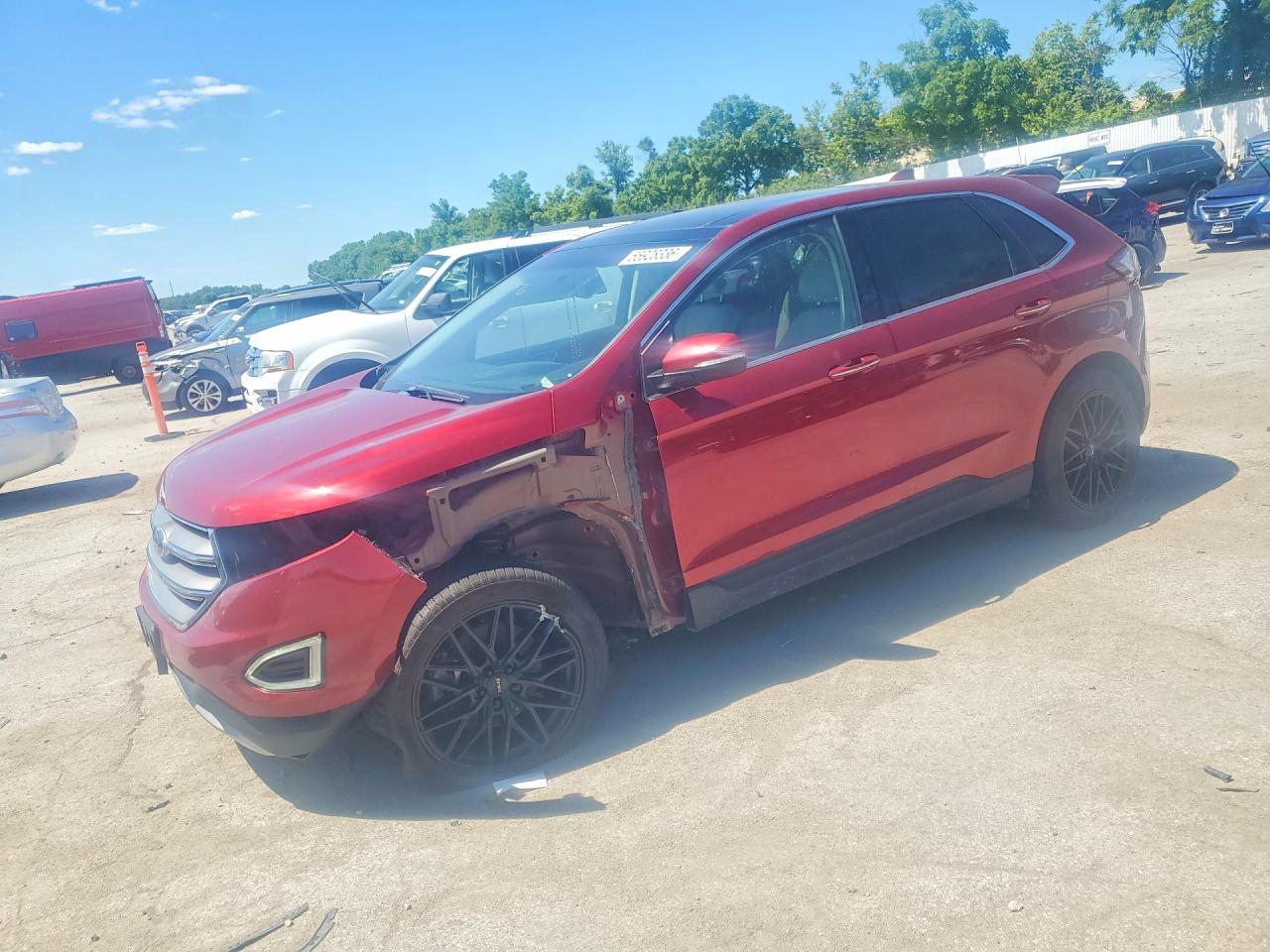 2016 FORD EDGE TITANIUM | 2FMPK4K82GBC58916 | UPCARS