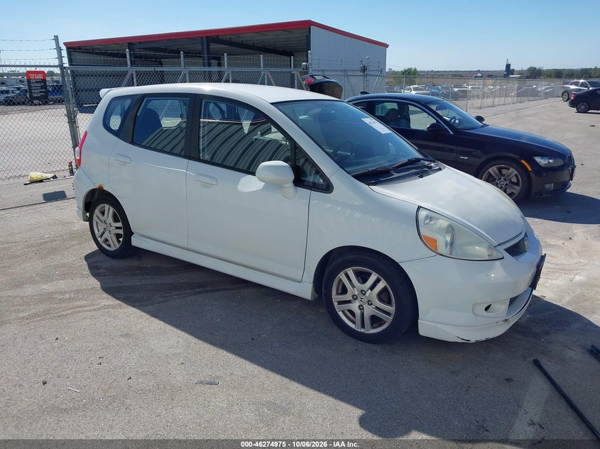 2007 HONDA FIT SPORT | JHMGD38687S052129 | UPCARS