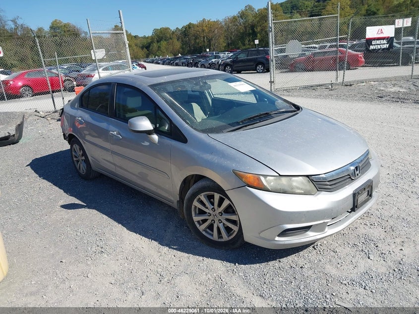 2012 HONDA CIVIC EX | 19XFB2F84CE020745 | UPCARS