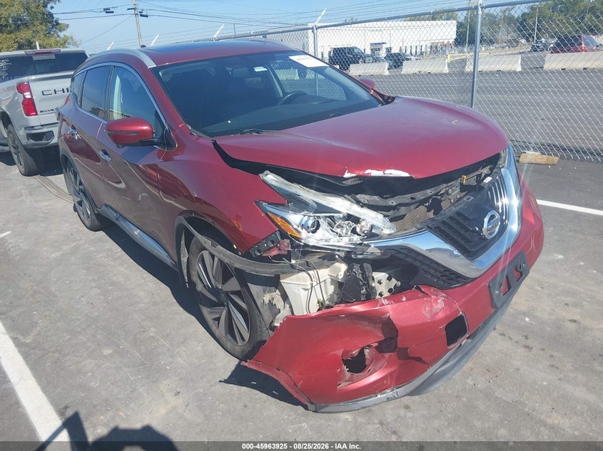2016 NISSAN MURANO PLATINUM | 5N1AZ2MG9GN153398 | UPCARS