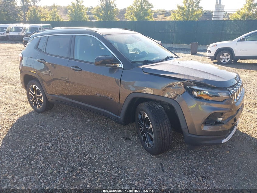 2022 JEEP COMPASS LIMITED 4X4 | 3C4NJDCB5NT186782 | UPCARS