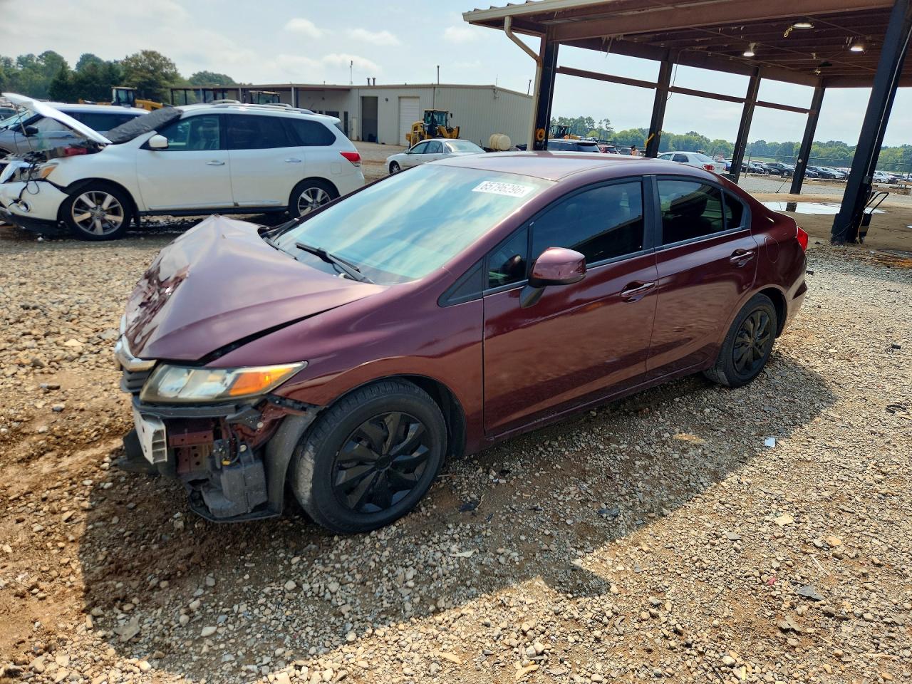 2012 HONDA CIVIC LX | 2HGFB2F51CH579438 | UPCARS