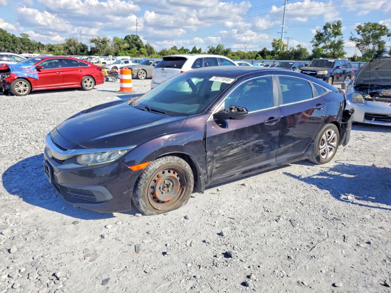 2017 HONDA CIVIC LX | 19XFC2F59HE043237 | UPCARS