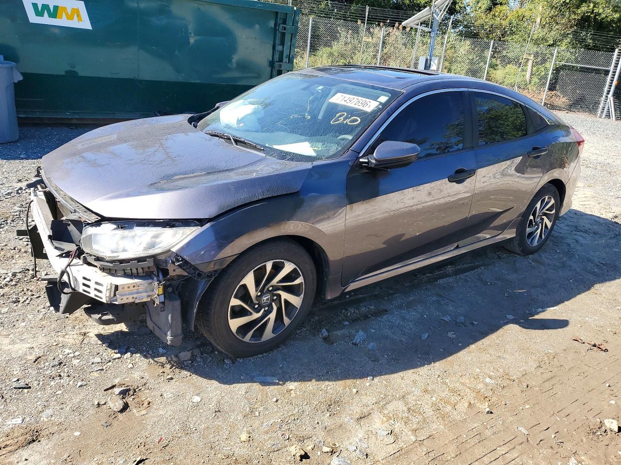 2016 HONDA CIVIC EX | 19XFC2F71GE247160 | UPCARS