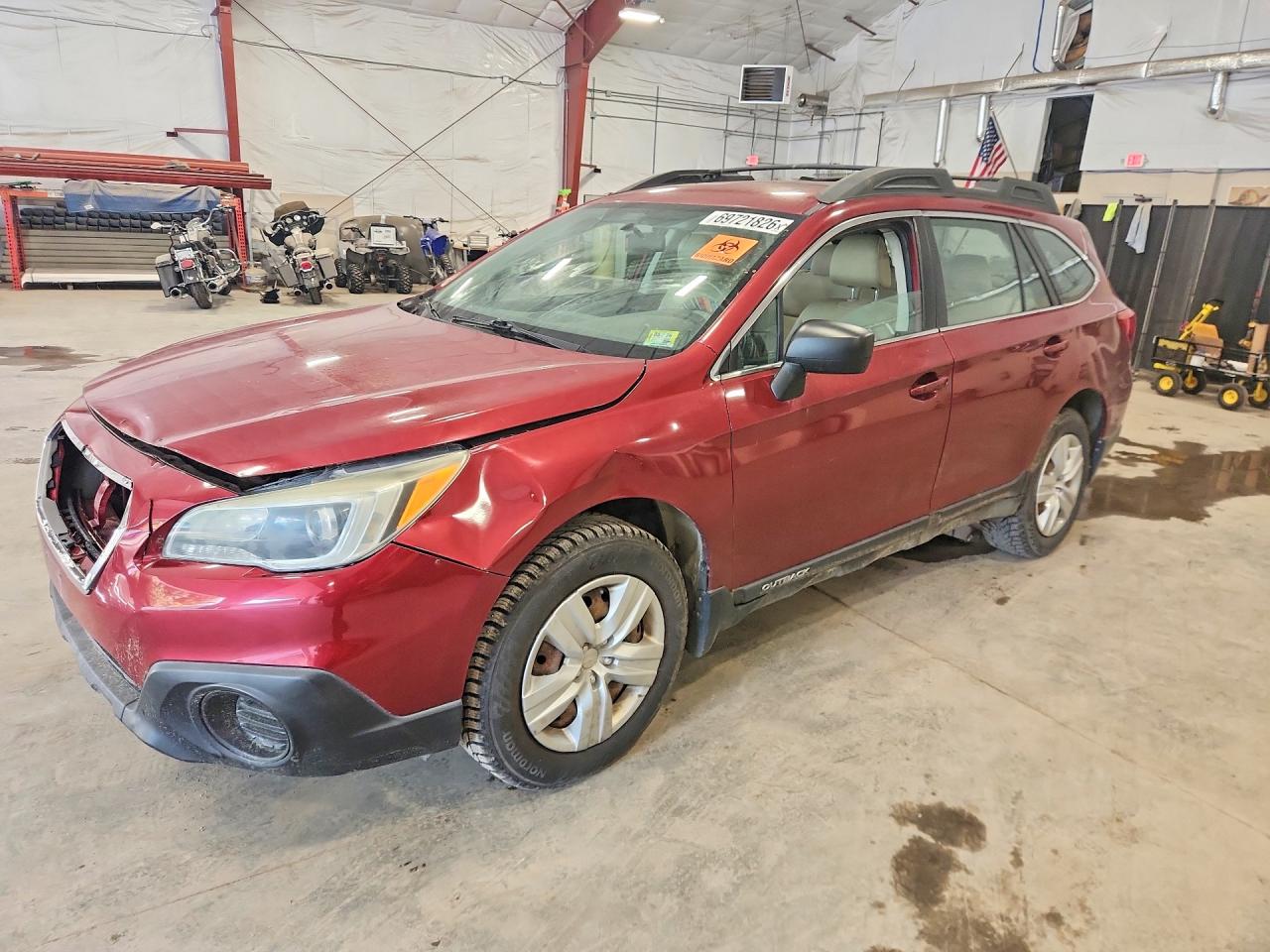 2015 SUBARU OUTBACK 2.5I | 4S4BSAAC8F3228915 | UPCARS