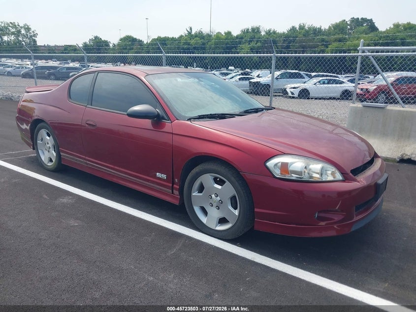 2007 CHEVROLET MONTE CARLO SS | 2G1WL15C579365096 | UPCARS