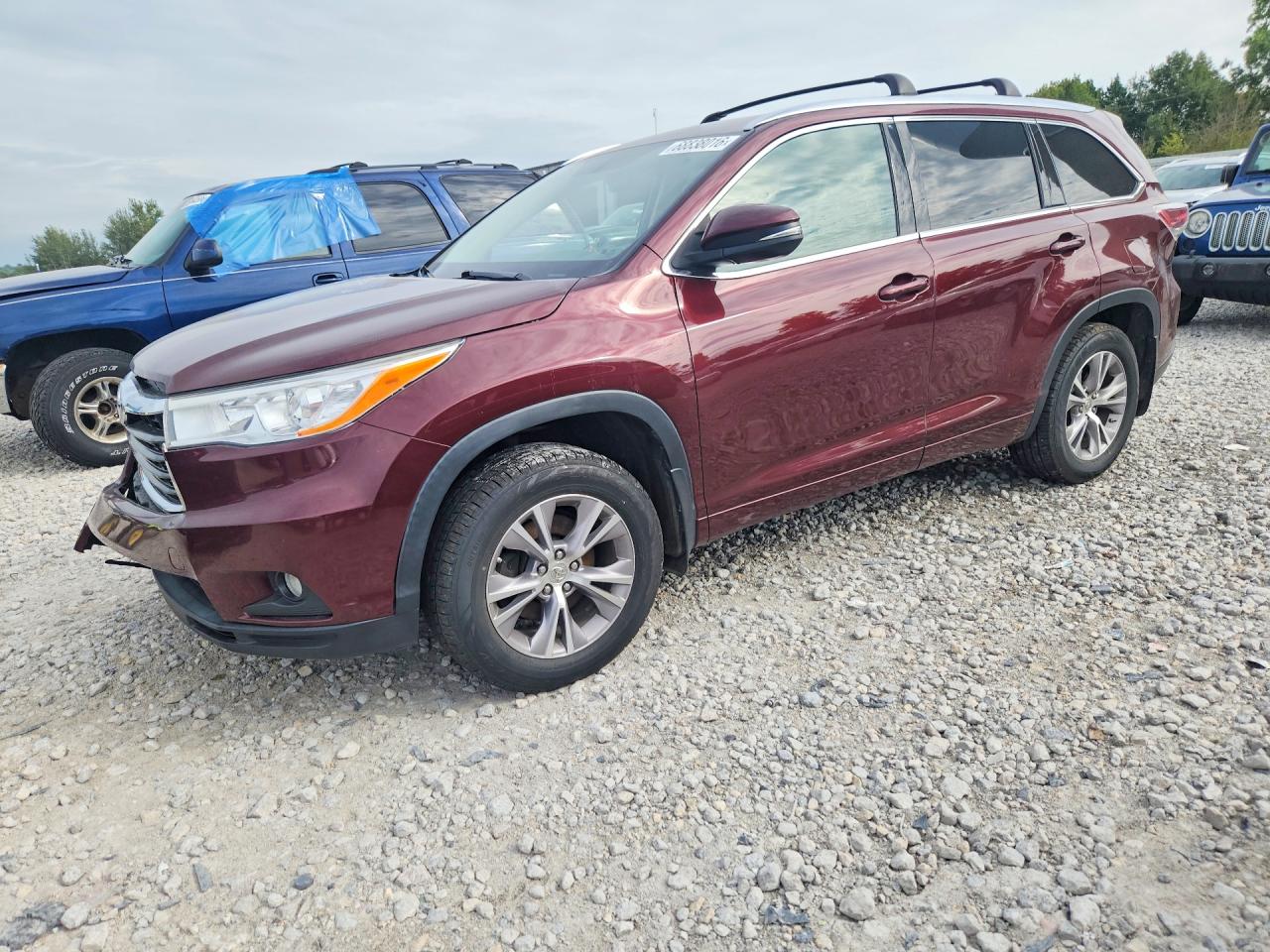2015 TOYOTA HIGHLANDER XLE | 5TDJKRFHXFS220770 | UPCARS
