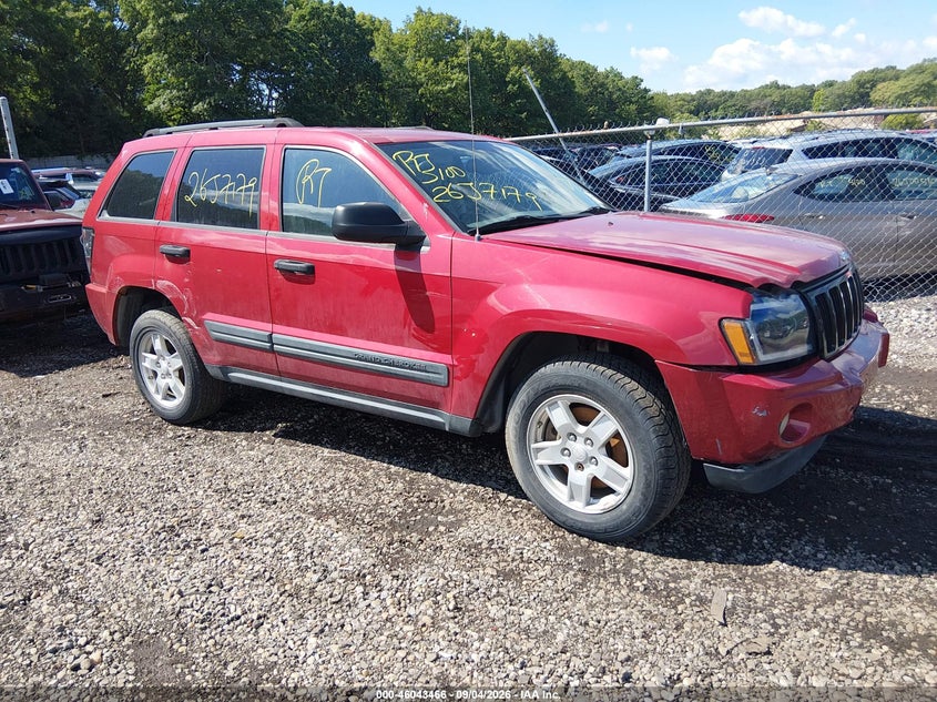 2005 JEEP GRAND CHEROKEE LAREDO | 1J4HR48N55C556966 | UPCARS