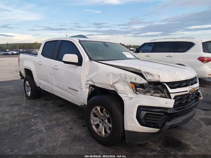 2021 CHEVROLET COLORADO 2WD  SHORT BOX LT | 1GCGSCENXM1211236 | UPCARS
