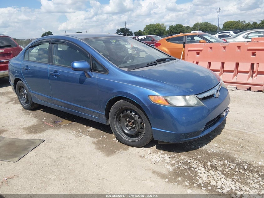 2007 HONDA CIVIC LX | 1HGFA15537L140278 | UPCARS