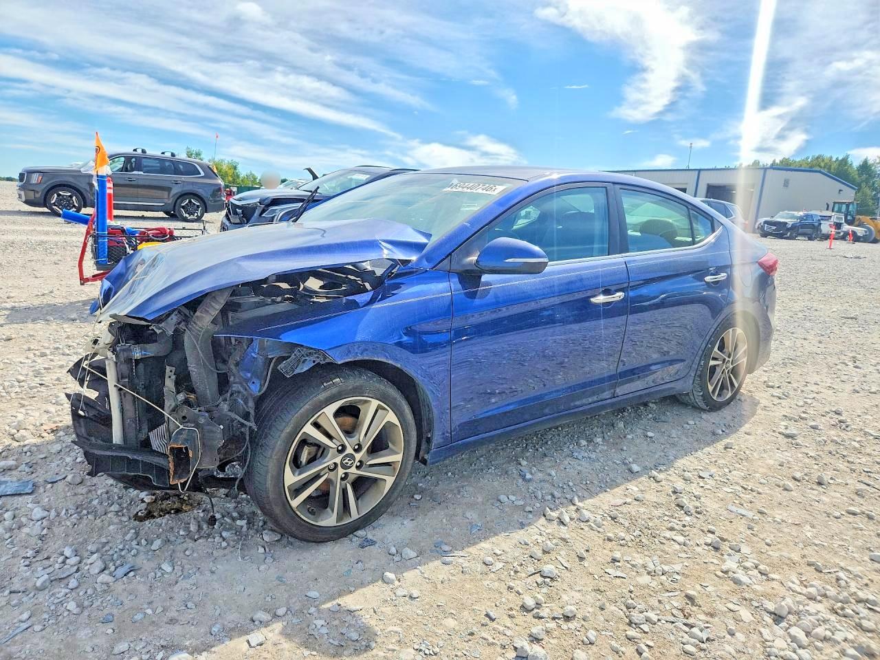 2017 HYUNDAI ELANTRA LIMITED | 5NPD84LF7HH020472 | UPCARS