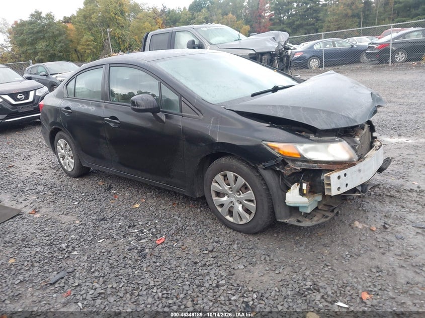 2012 HONDA CIVIC LX | 2HGFB2F54CH580647 | UPCARS