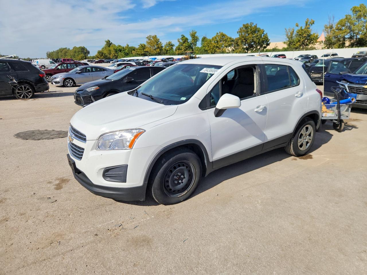 2016 CHEVROLET TRAX LS | KL7CJKSB7GB666529 | UPCARS