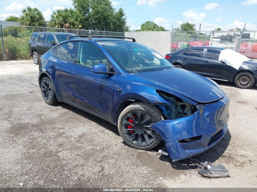 2021 TESLA MODEL Y LONG RANGE DUAL MOTOR ALL-WHEEL DRIVE | 5YJYGDEE8MF080486 | UPCARS