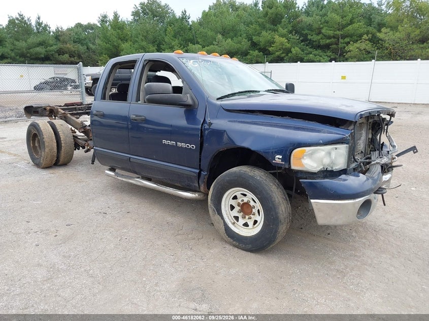 2005 DODGE RAM 3500 SLT/LARAMIE | 3D7MR48C35G786690 | UPCARS