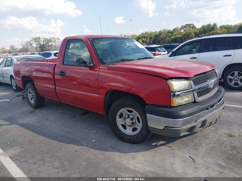 2004 CHEVROLET SILVERADO 1500 WORK TRUCK | 1GCEC14X44Z139950 | UPCARS