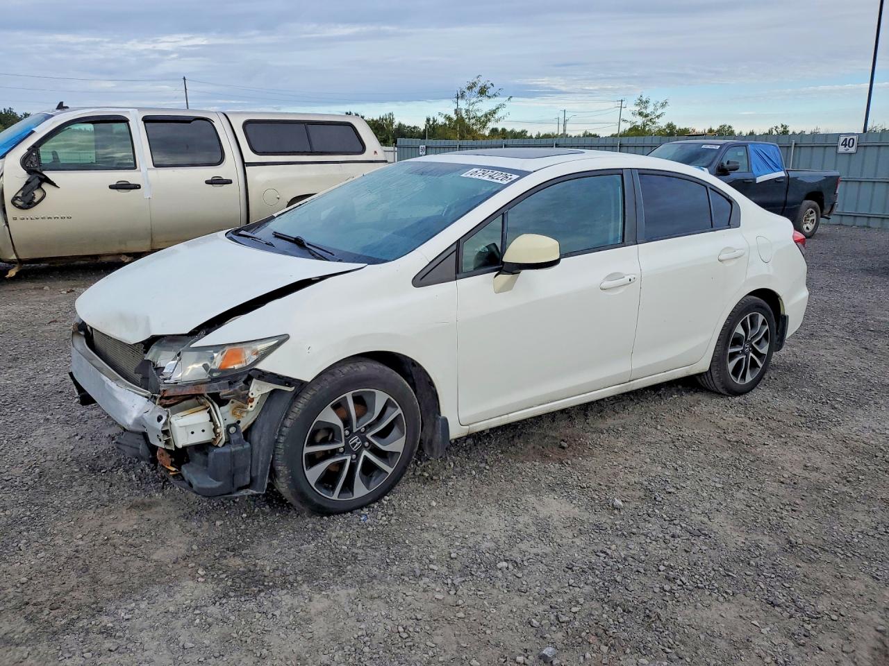 2015 HONDA CIVIC LX | 2HGFB2F55FH032189 | UPCARS