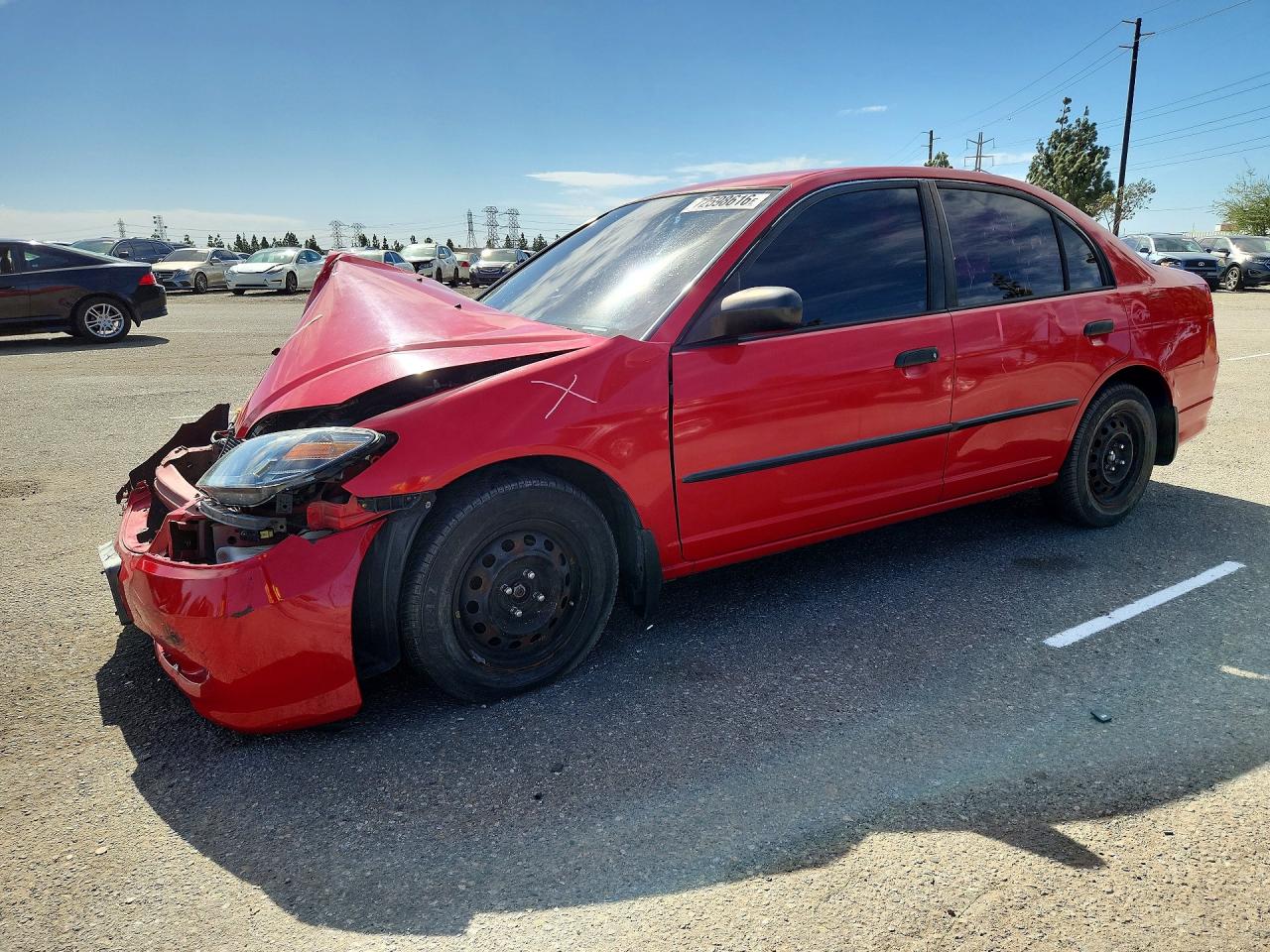 2005 HONDA CIVIC DX VP | 1HGES16355L028116 | UPCARS