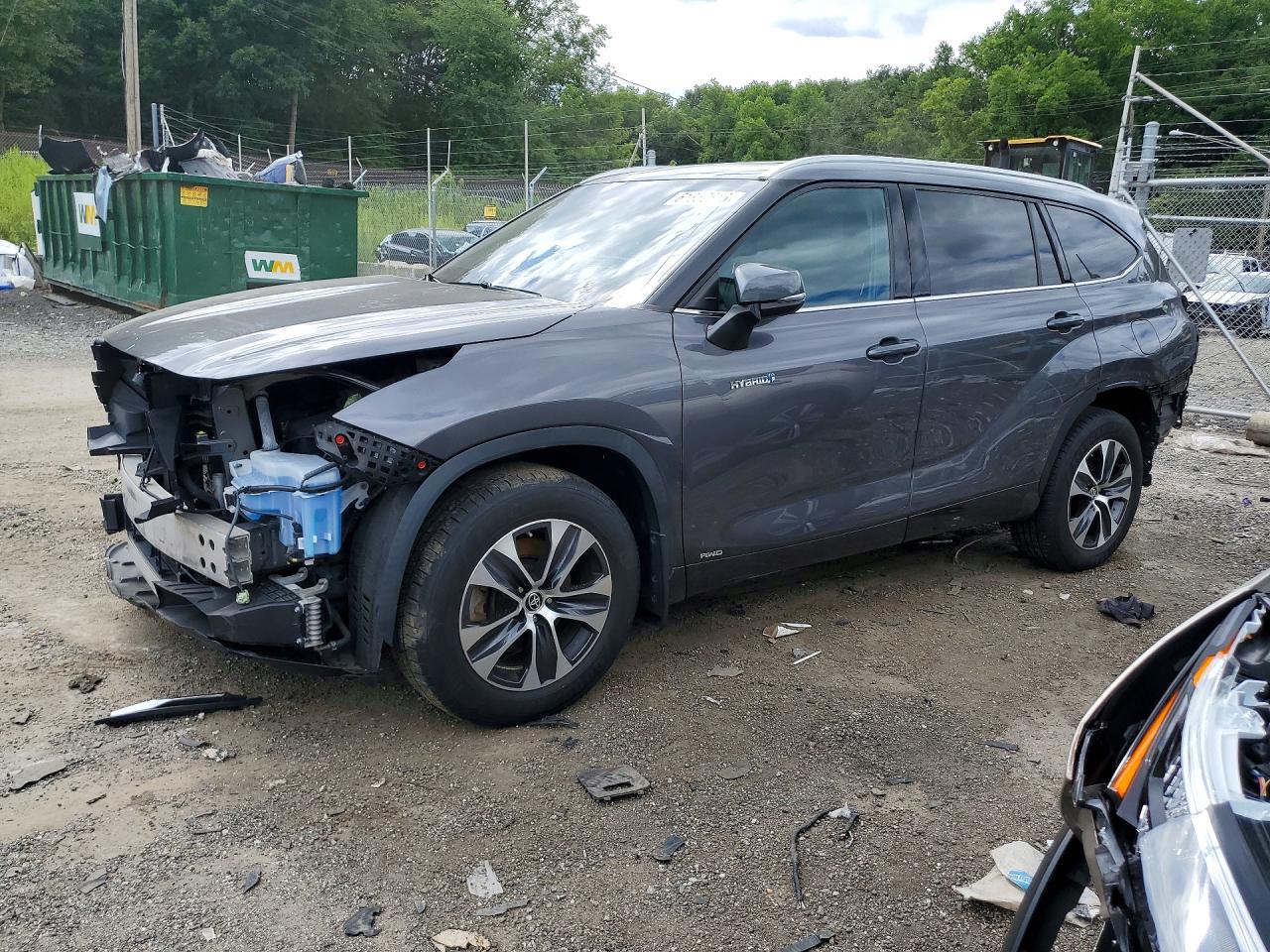 2021 TOYOTA HIGHLANDER HYBRID XLE | 5TDGBRCH4MS530165 | UPCARS